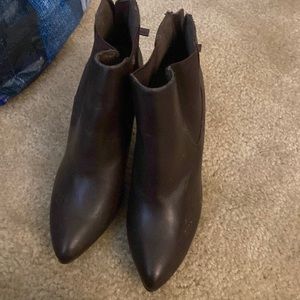 Brown booties